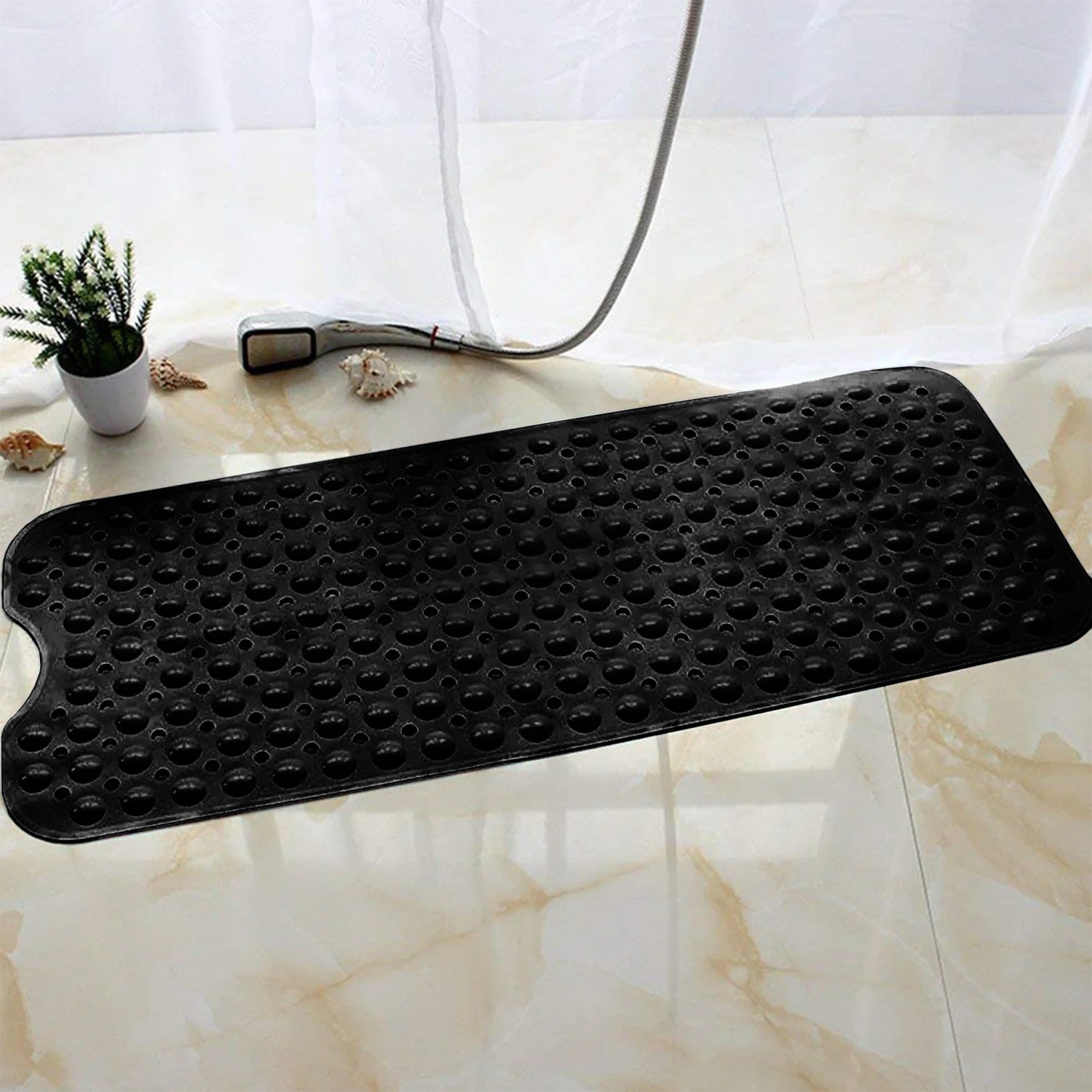 Black Bath Mat Non Slip
