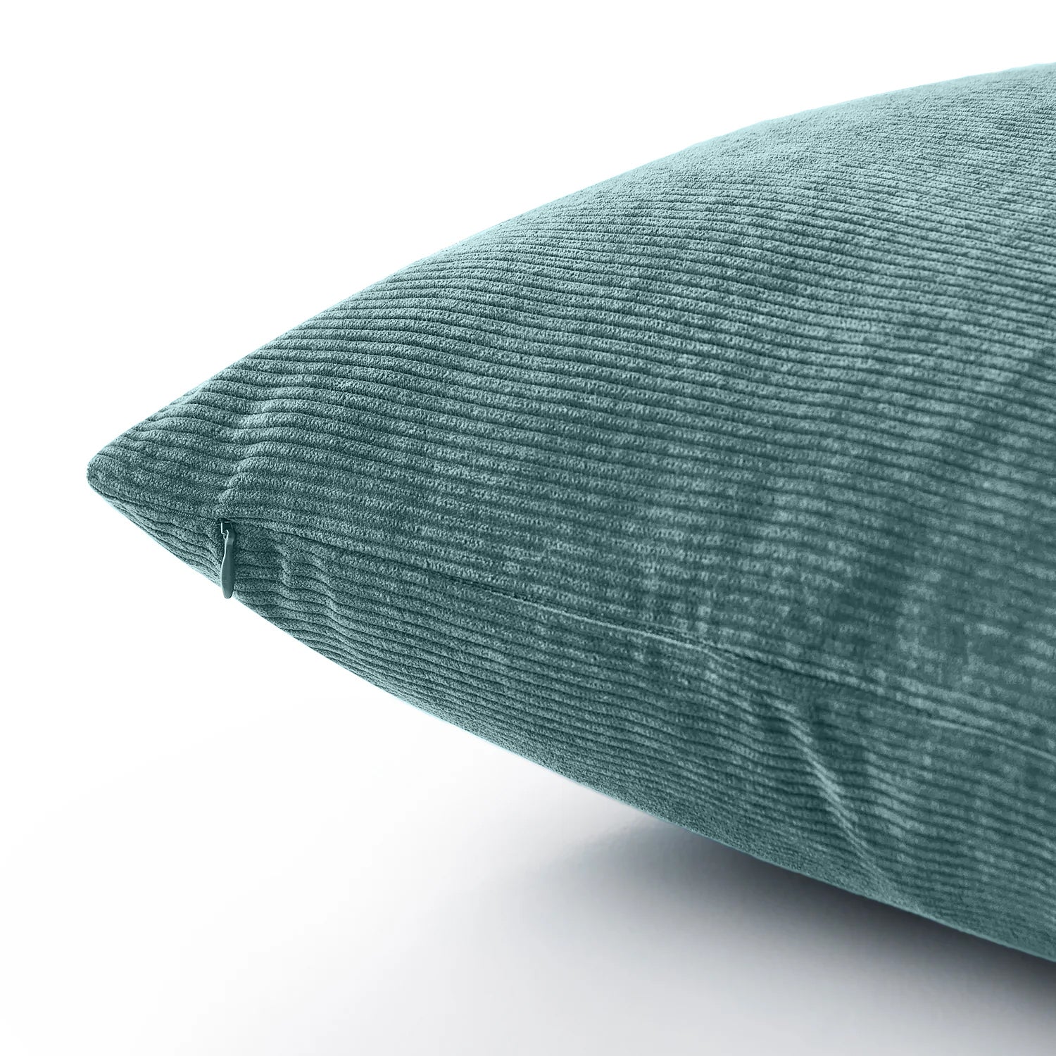 Velvet Corduroy Teal Cushions Cover