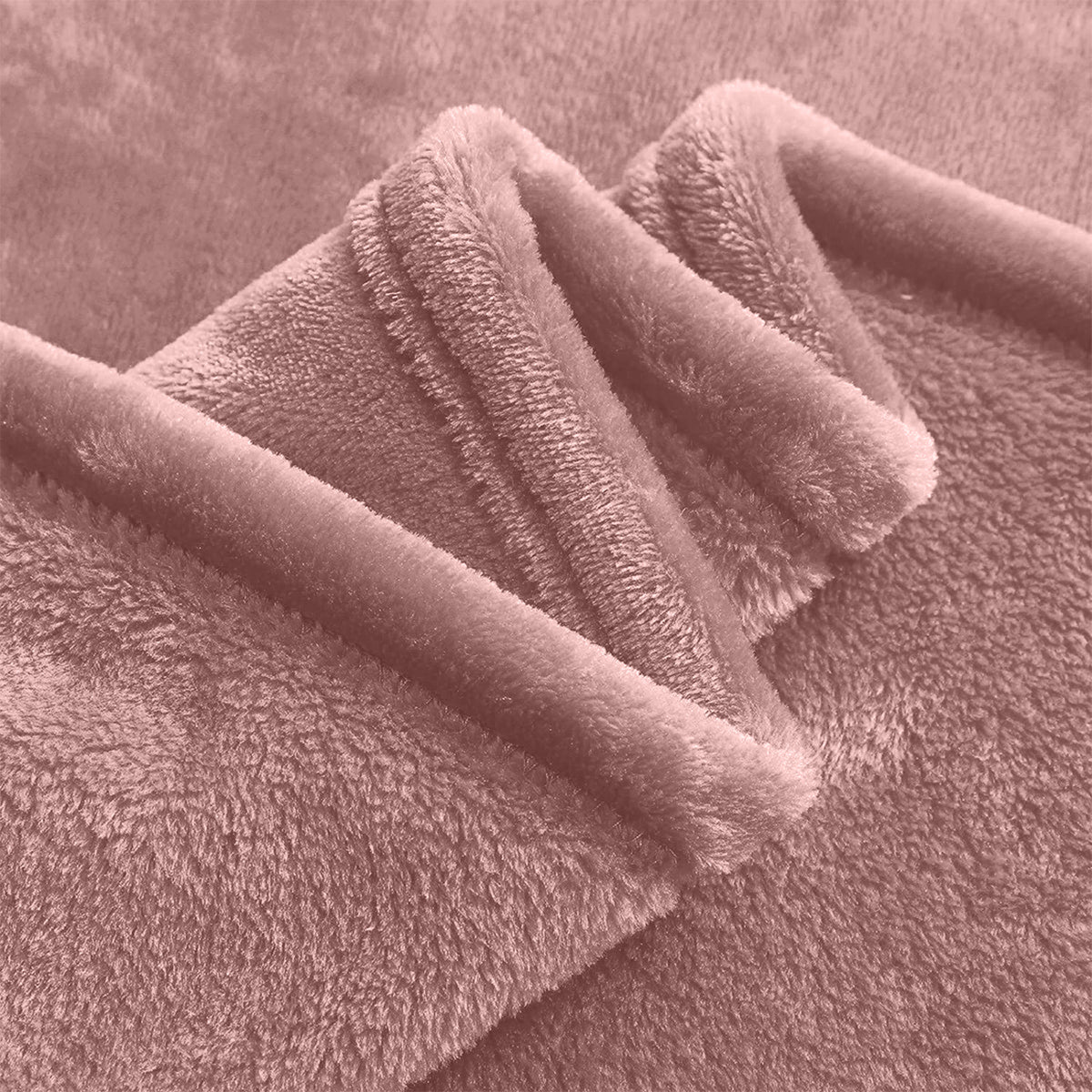 Pink Fleece Blanket Throw