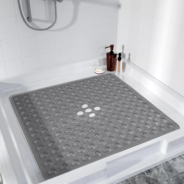 Anti-Bacterial Bathtub Grey Shower Mat