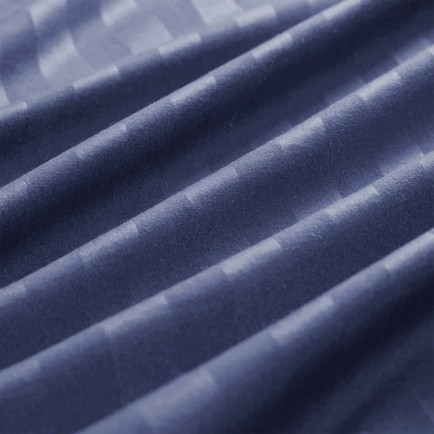 Navy Blue Duvet Cover Striped Pattern Bedding Set