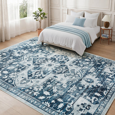Traditional Rectangular Rug For Living Room
