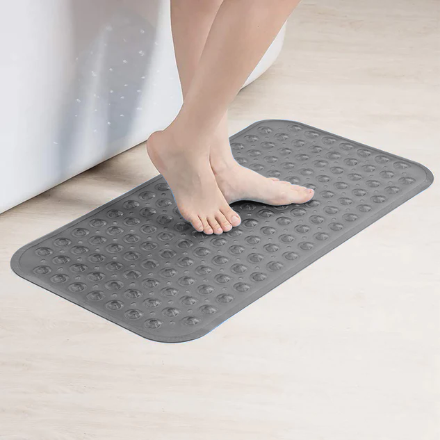 Grey Bathtub Shower Mat