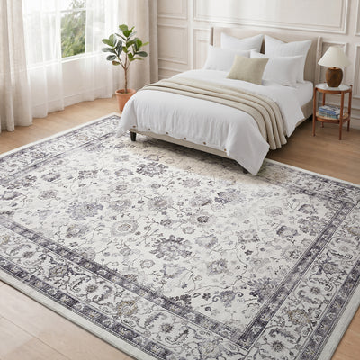 Distressed Persian Rug for Living Room