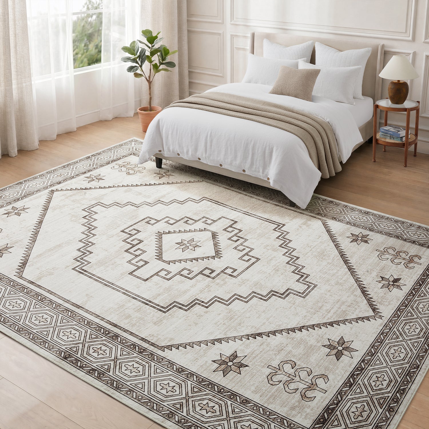 Modern Tribal Rug Perfect for Living & Dining Rooms