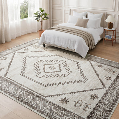 Modern Tribal Rug Perfect for Living & Dining Rooms