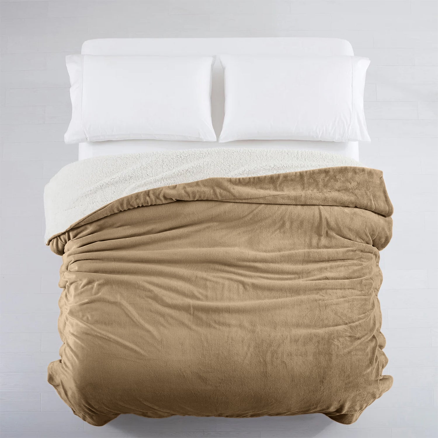 Camel Sherpa Blanket