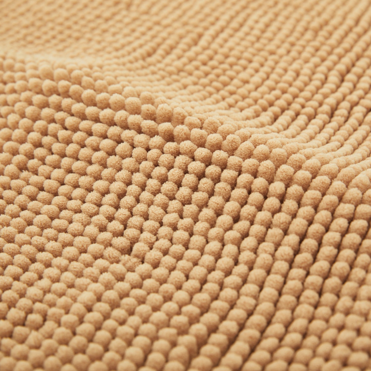 Beige Bath Mat Chenille