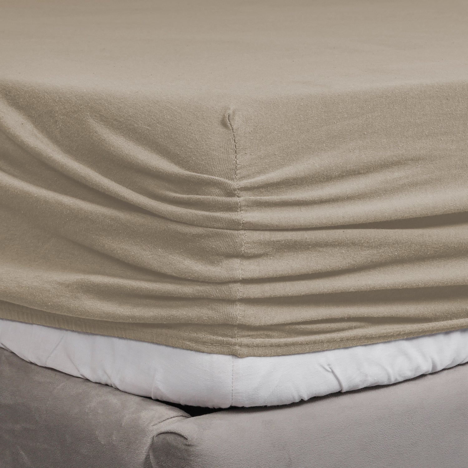 Jersey Cotton Fitted Sheet Extra Deep 25CM