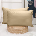 Satin Stripe Pillow Case pair