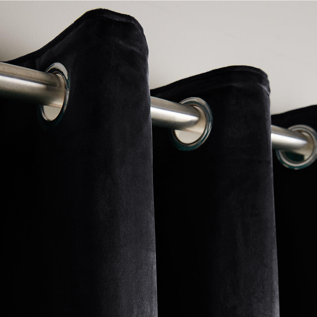 Black Velvet Curtains