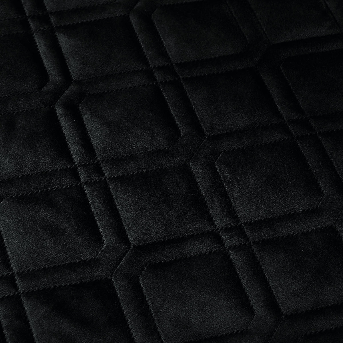Pack Of 2 Embossed Velvet Cushion Cover Diamond Pattern