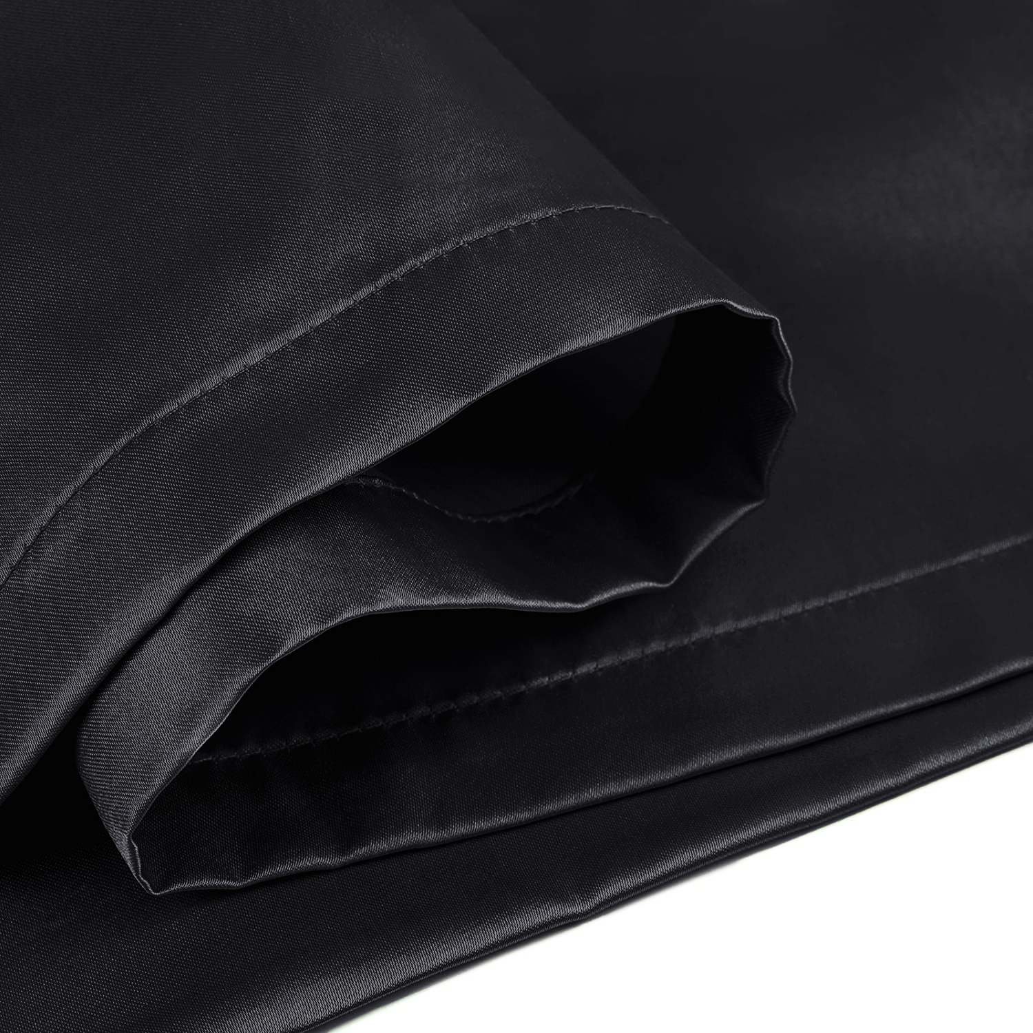 black silk pillowcase