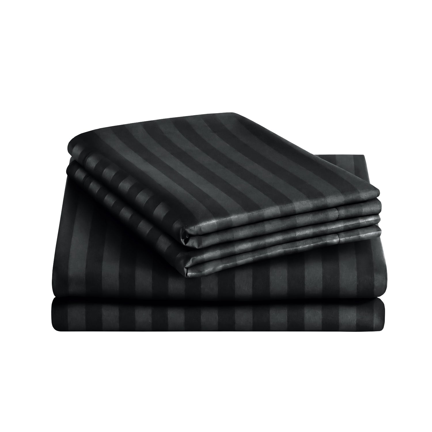 Black Stripe Duvet Cover Set