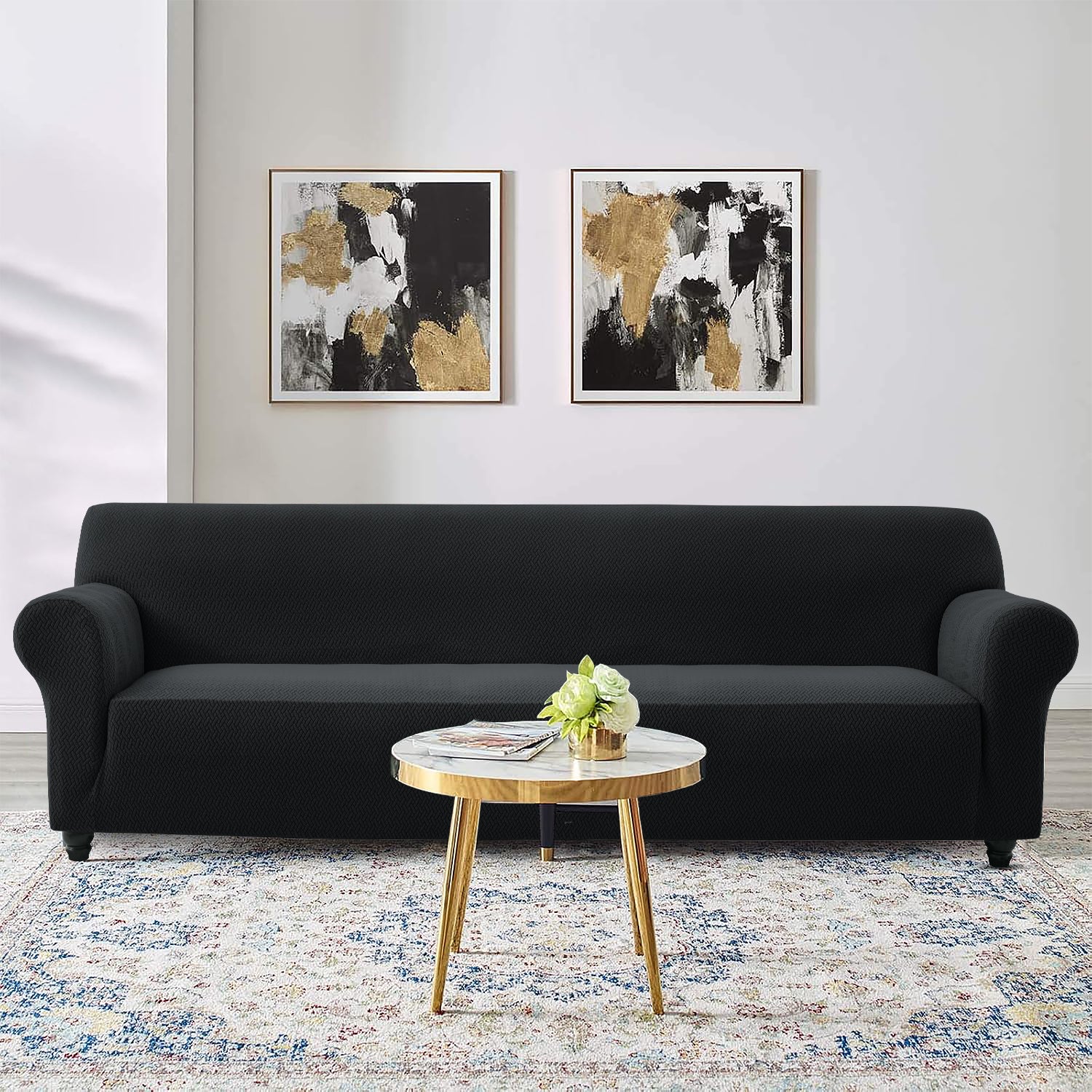 Spandex 4 Seater Sofa Cover Premium Stretchable Fit