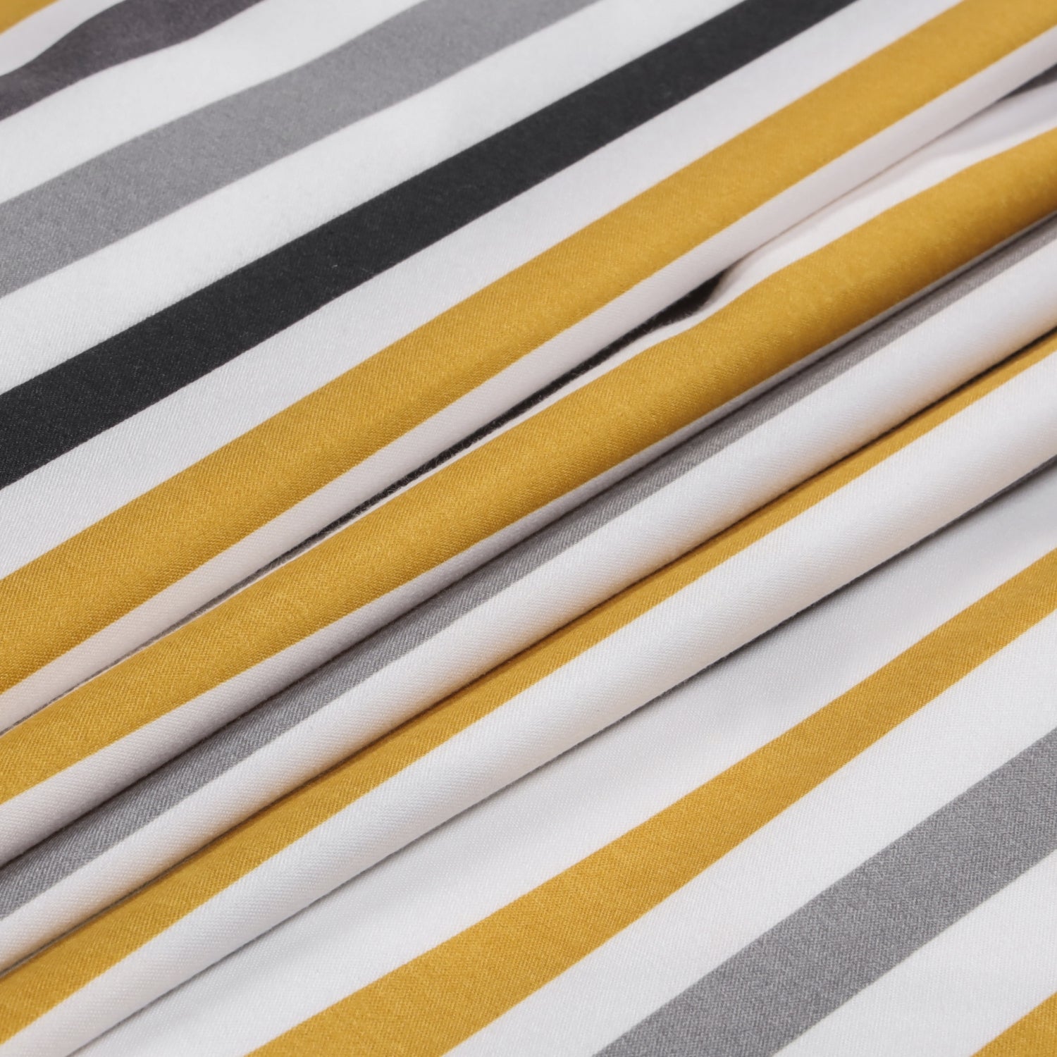 Ochre Stripe Duvet Cover Set