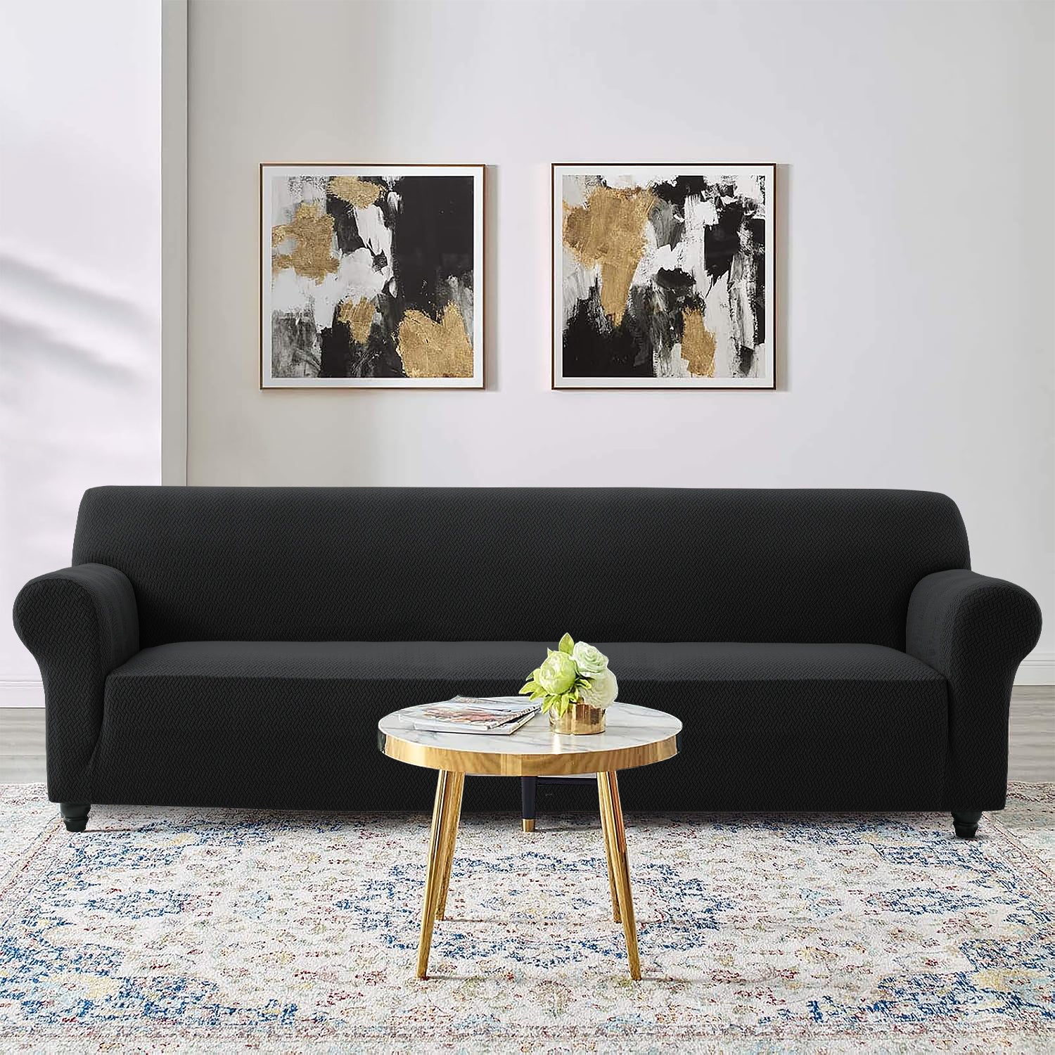 Spandex 4 Seater Sofa Cover Premium Stretchable Fit