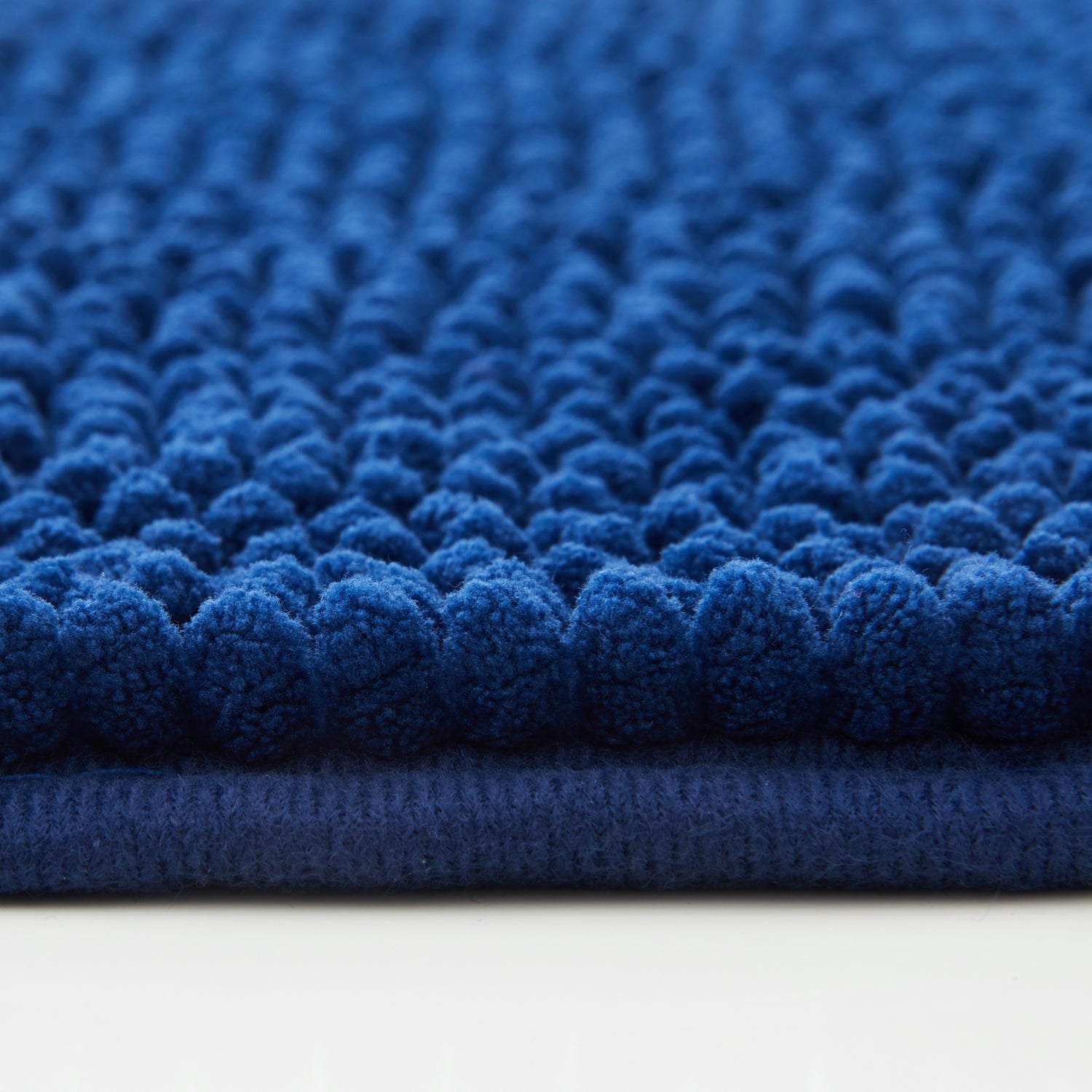 Chenille Navy Bath Mat