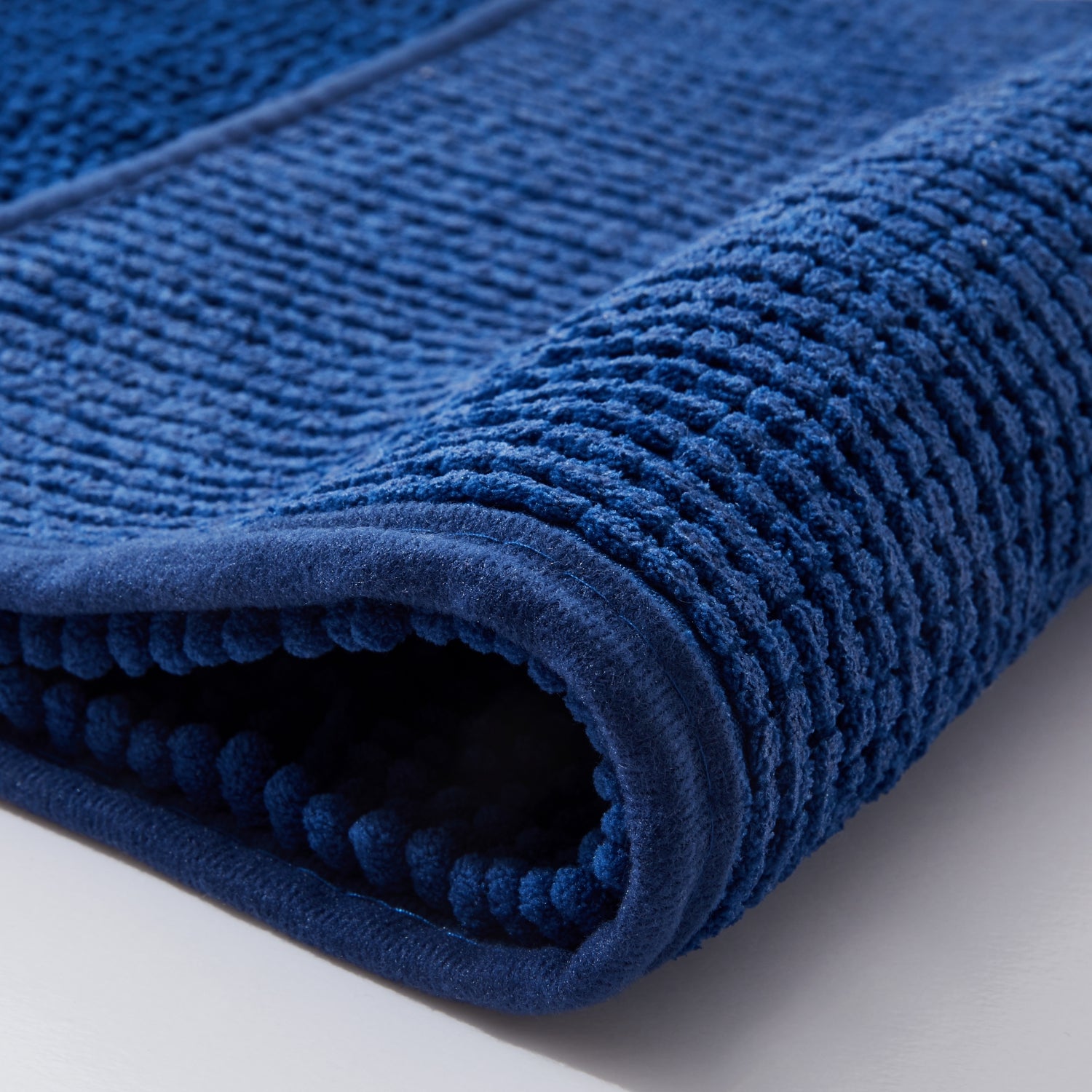 Chenille Navy Bath Mat