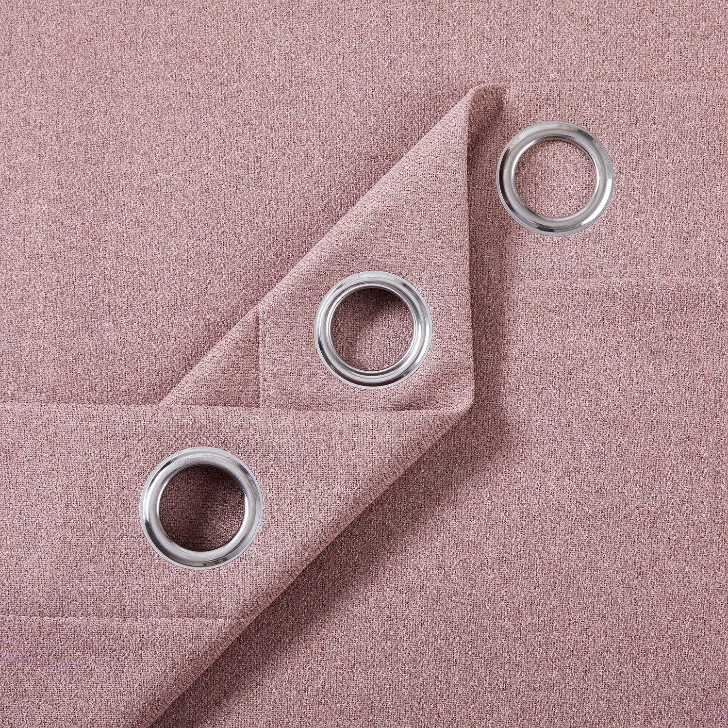 100% Blackout Linen Curtains  Luxury Thermal Eyelet Ready Made