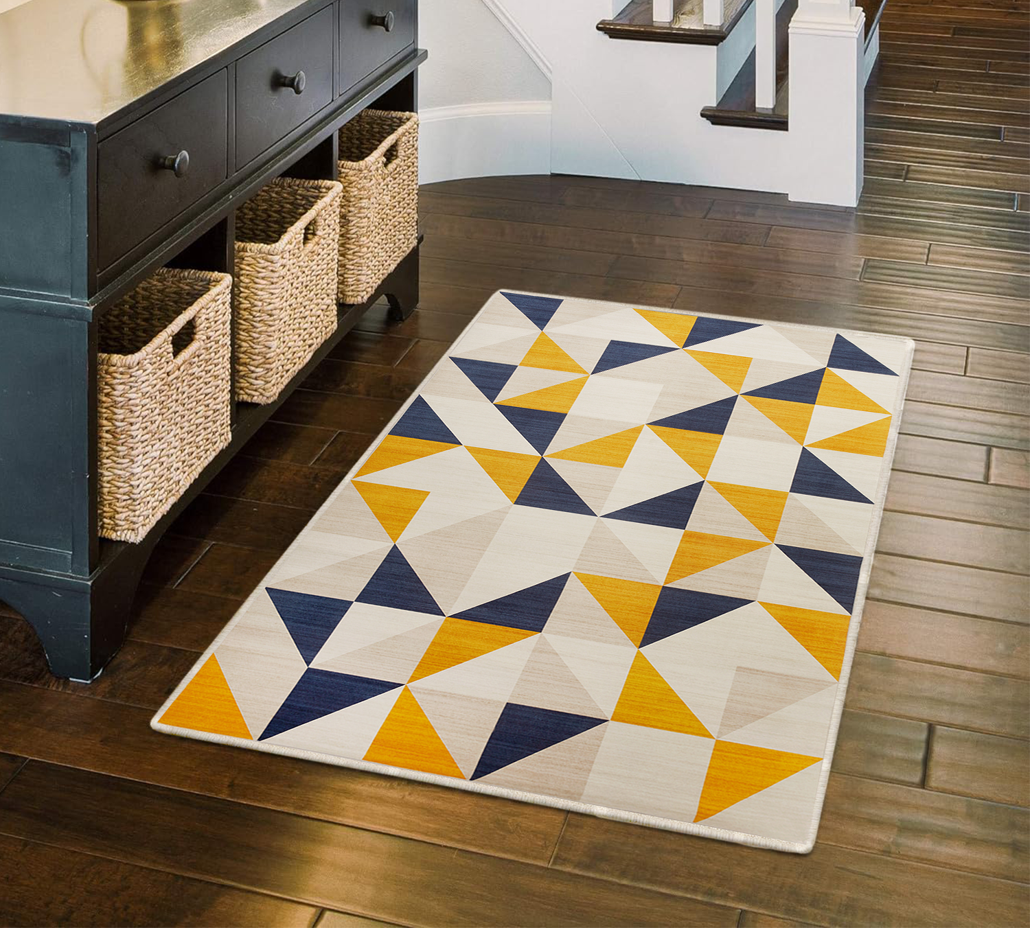 Printed Geometric Rug