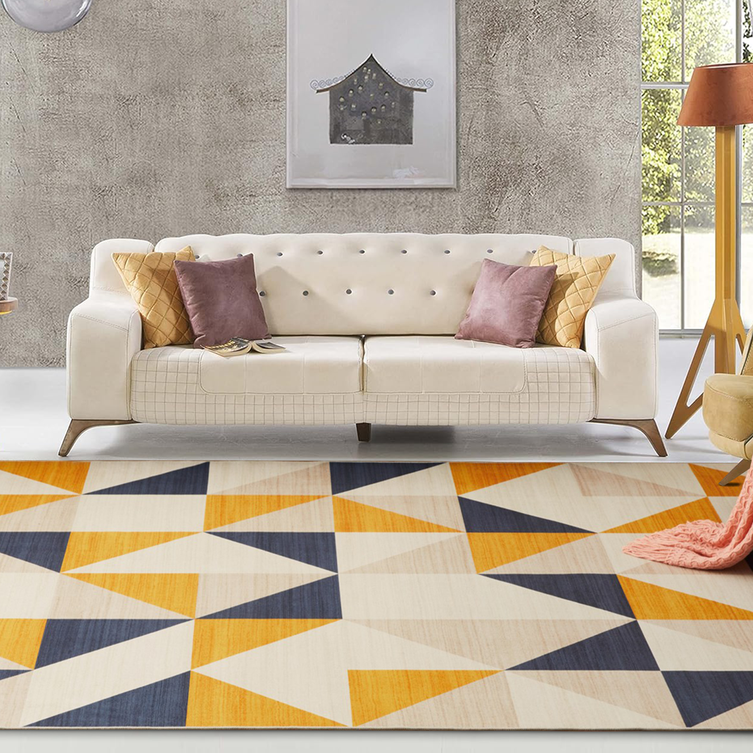 Printed Geometric Rug