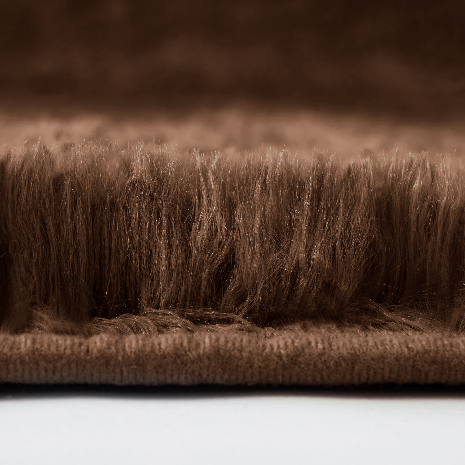 Brown Shaggy Rug 