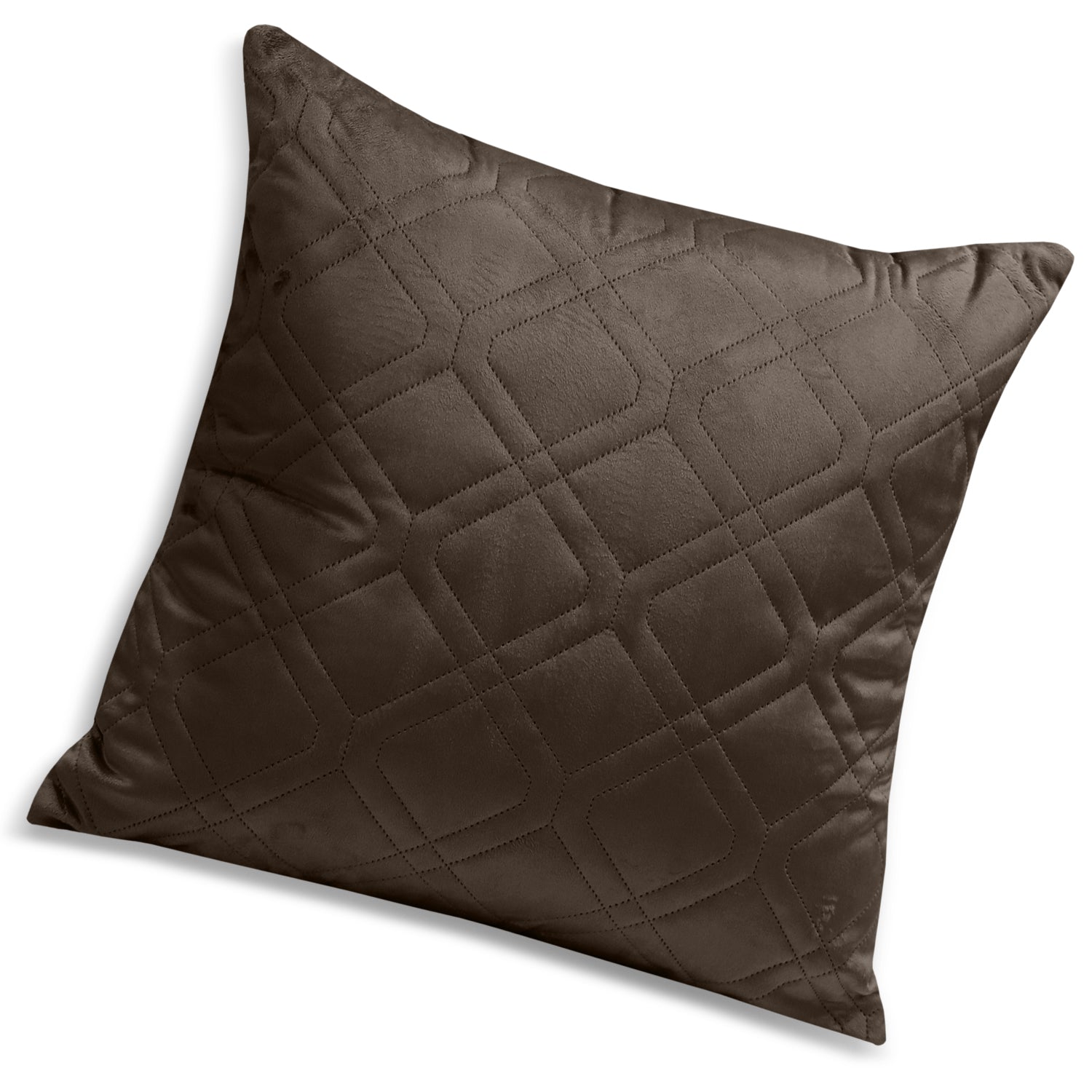Pack Of 2 Embossed Velvet Cushion Cover Diamond Pattern