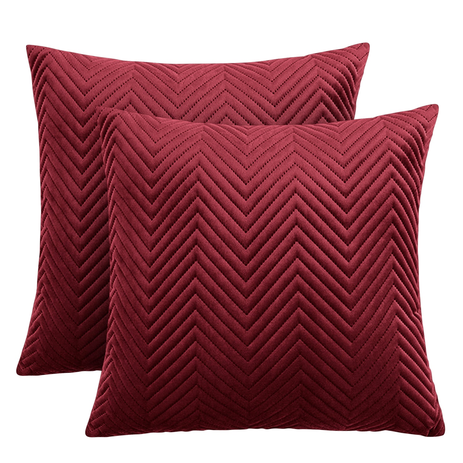 Burgundy Cushion Covers Pack Of 2 