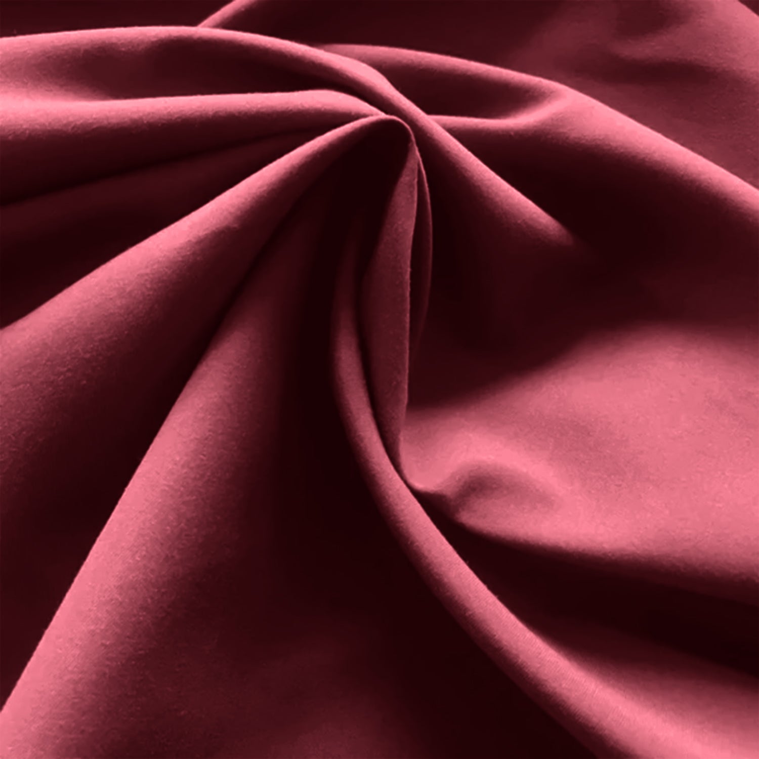 Burgundy Pillowcases Plain Dye Pair