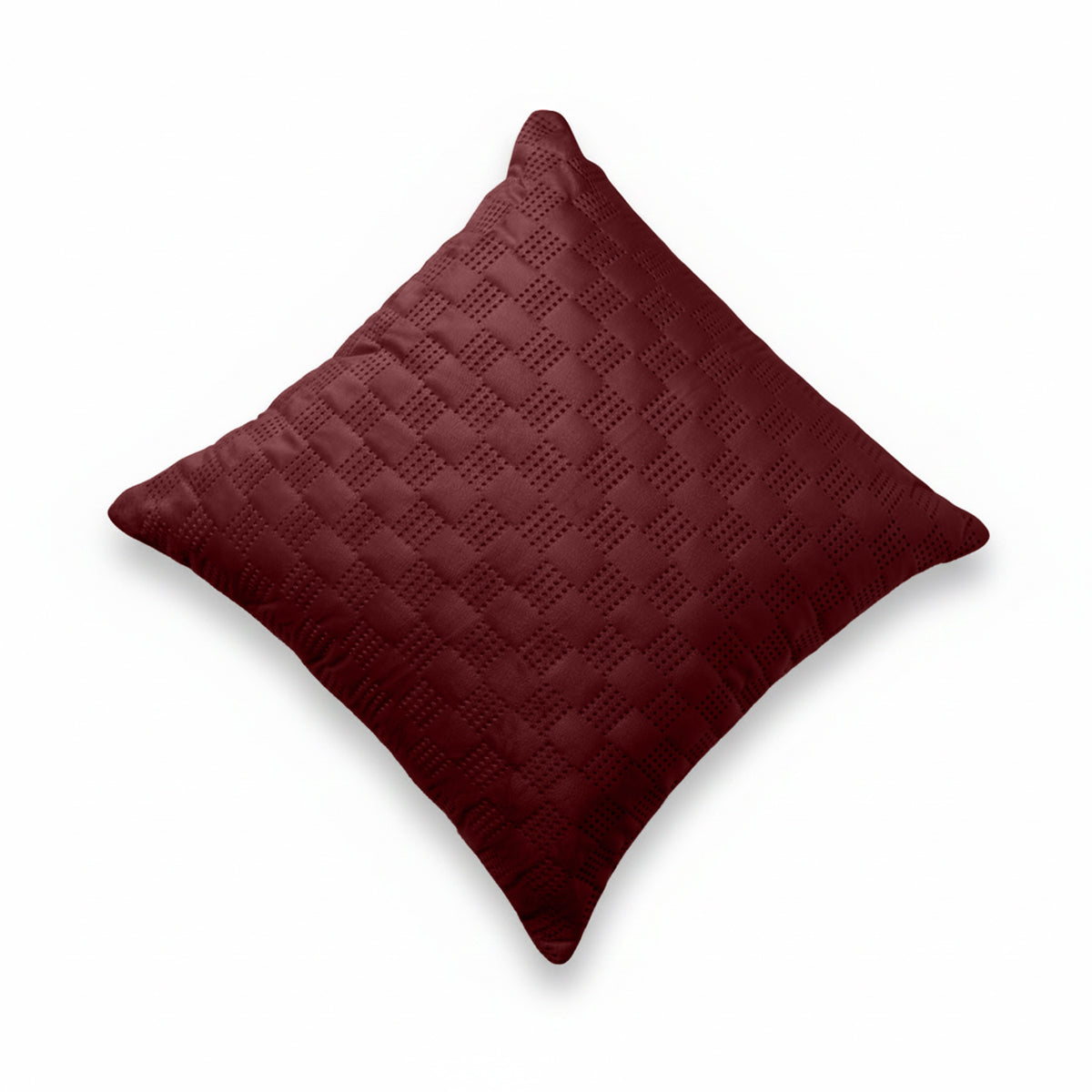 Pack Of 2 Square Velvet Cushion Cover Check Pattern