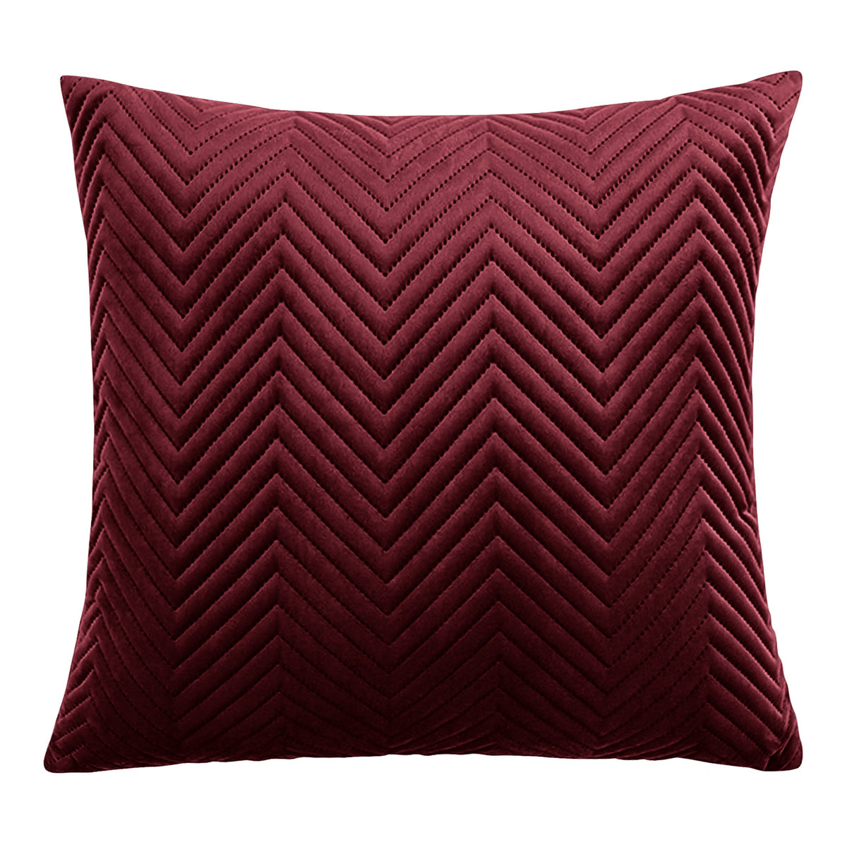 Embossed Velvet Sofa Pillows Cover Pack Of 2 Covers & Filled Cushion