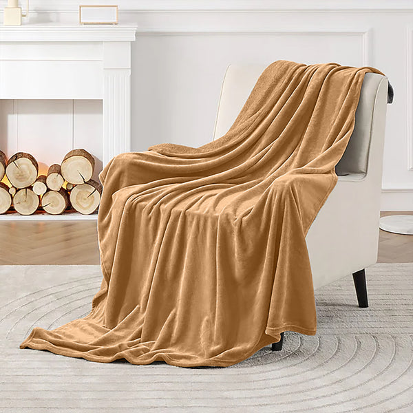 Camel Blanket & Throws for Sofa & Bed