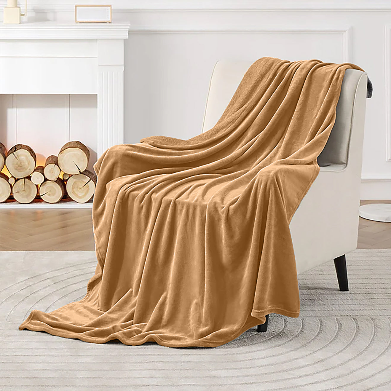 Camel Bed Throw