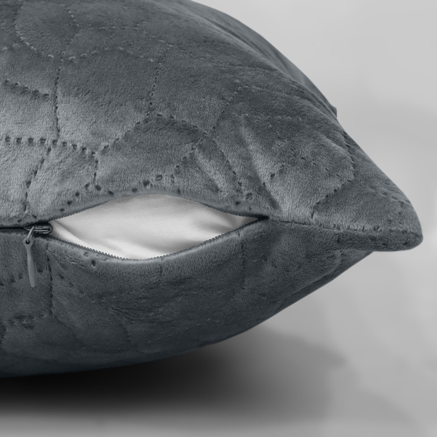 18x18 Pack Of 2 Velvet Cushion Cover Pebbles Pattern