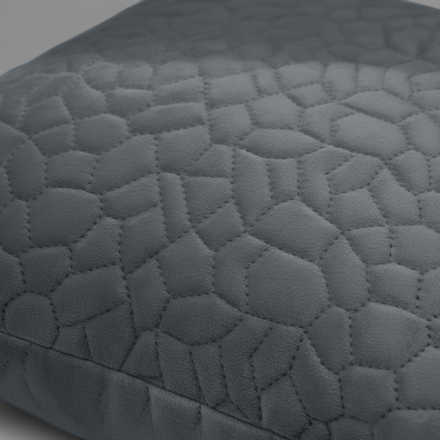 18x18 Pack Of 2 Velvet Cushion Cover Pebbles Pattern