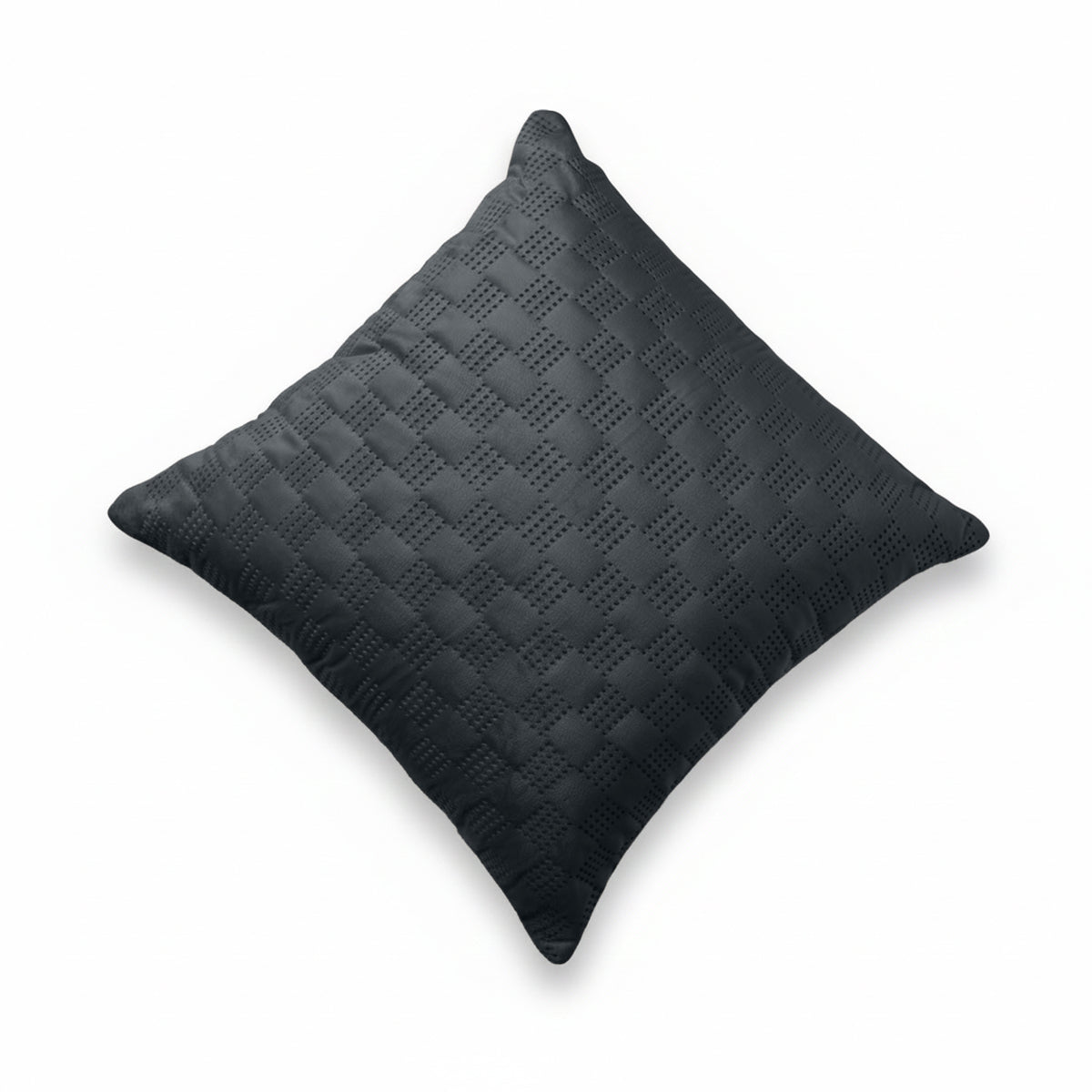 Pack Of 2 Square Velvet Cushion Cover Check Pattern