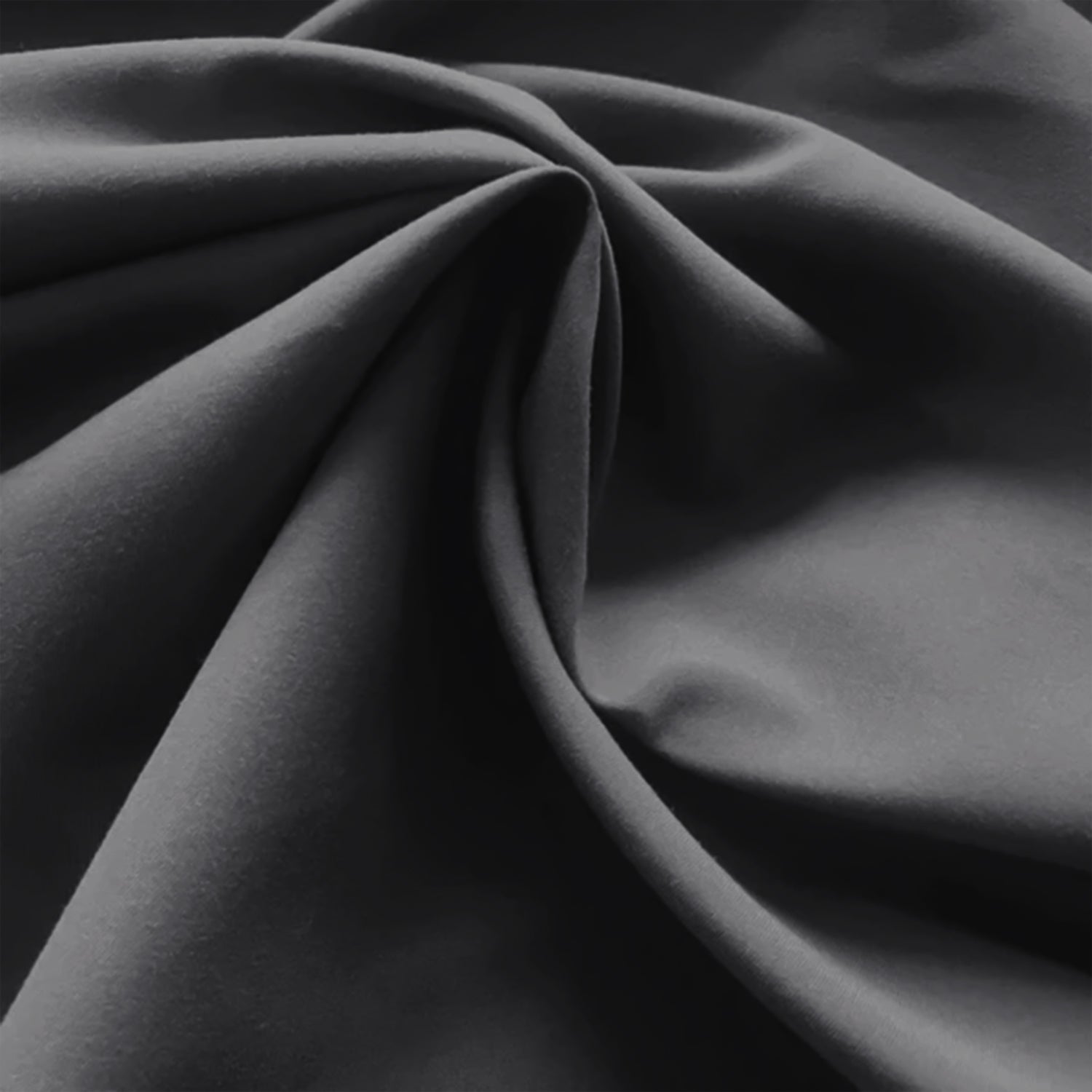 Charcoal Pillowcases Plain Dye Pair