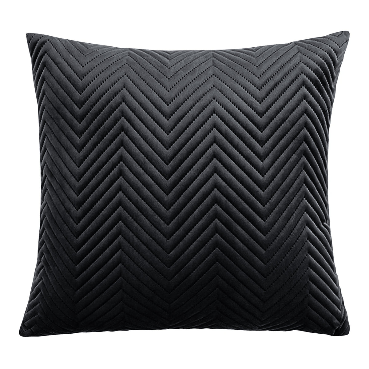Embossed Velvet Sofa Pillows Cover Pack Of 2 Covers & Filled Cushion