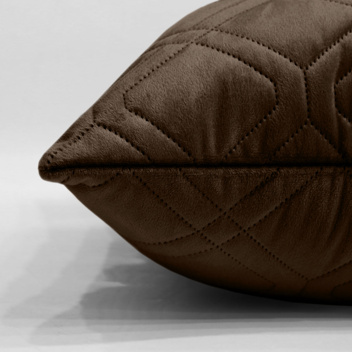 Pack Of 2 Embossed Velvet Cushion Cover Diamond Pattern