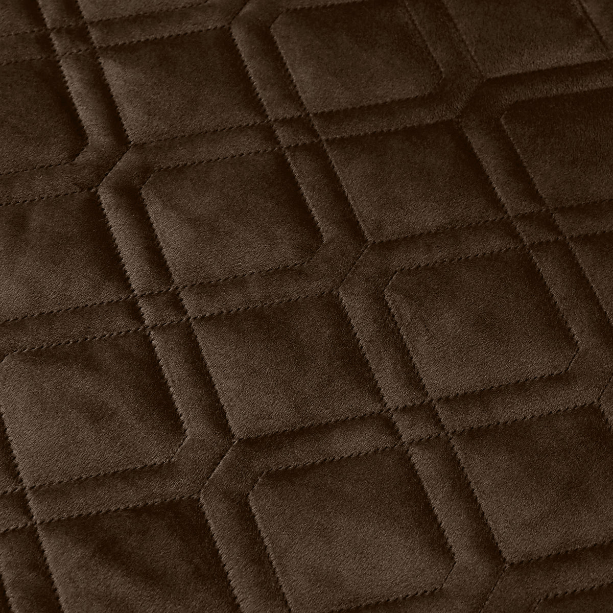 Pack Of 2 Embossed Velvet Cushion Cover Diamond Pattern