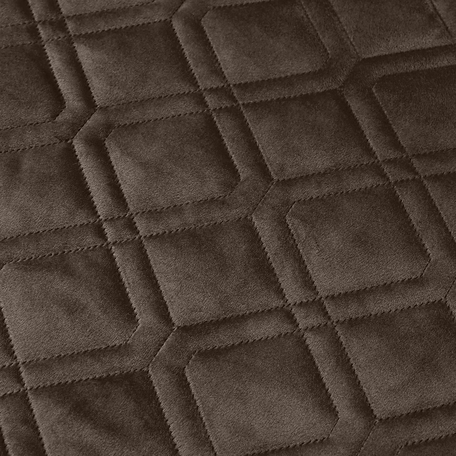 Pack Of 2 Embossed Velvet Cushion Cover Diamond Pattern