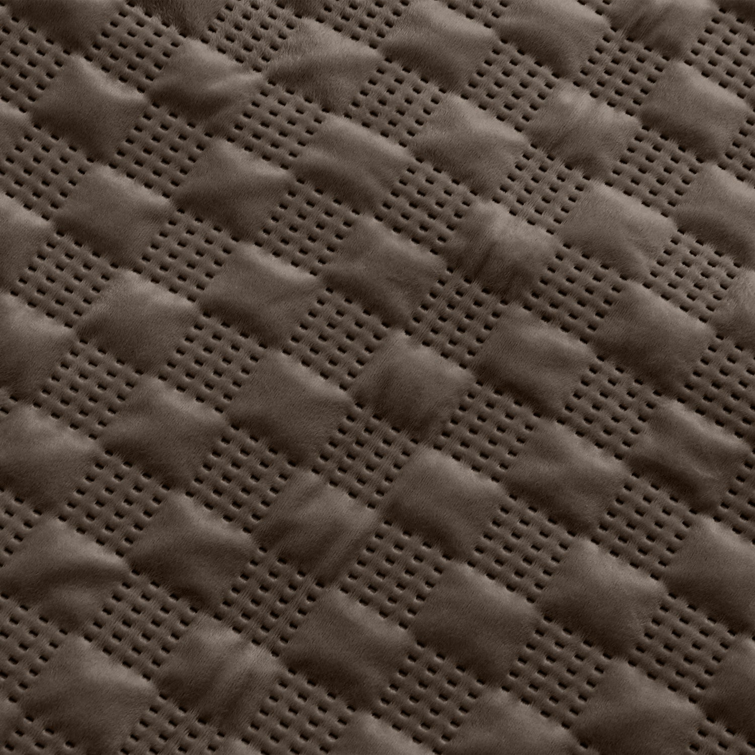 Pack Of 2 Square Velvet Cushion Cover Check Pattern