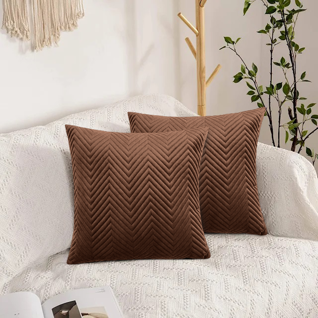 Coffee Cushion Covers Pack Of 2 