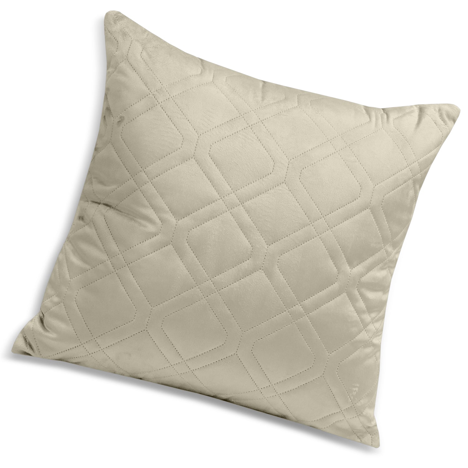 Pack Of 2 Embossed Velvet Cushion Cover Diamond Pattern