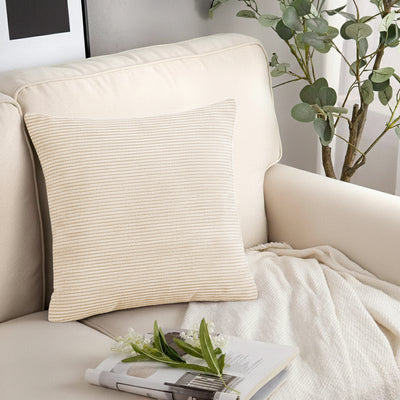 Velvet Cream Cushion Cover