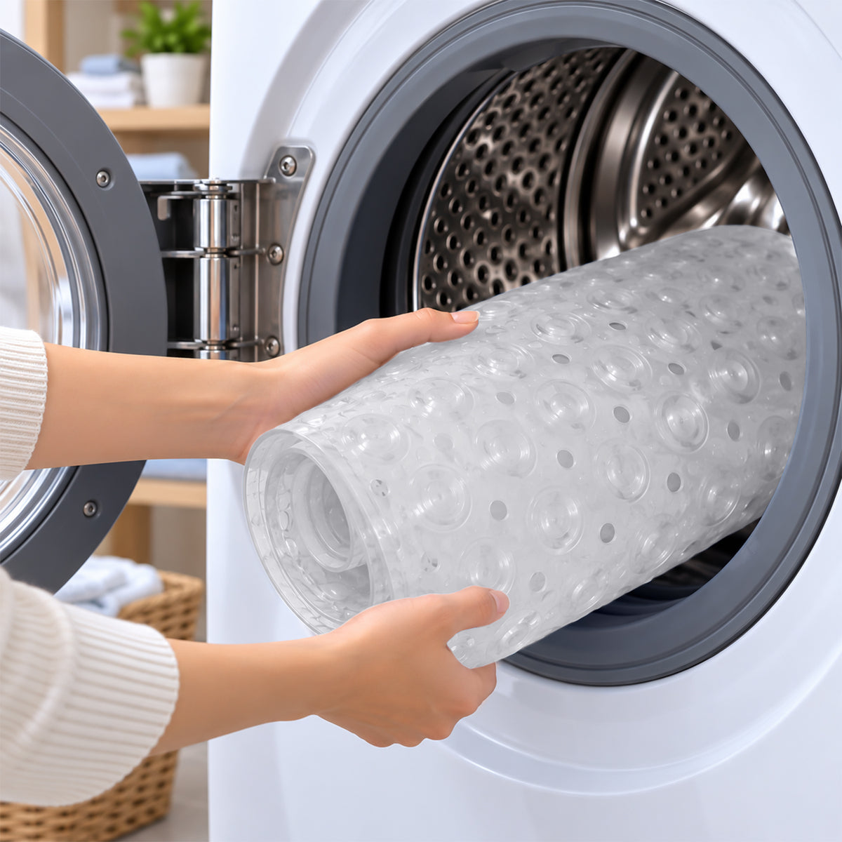 Non Slip Shower Mat for Elderly Safe, Secure & Comfortable Bathing