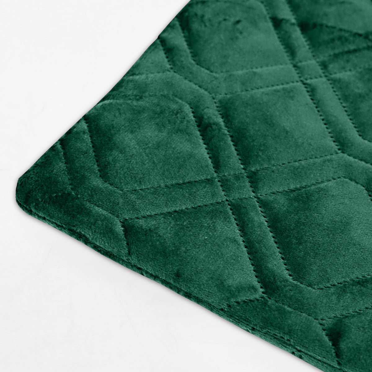 Pack Of 2 Embossed Velvet Cushion Cover Diamond Pattern