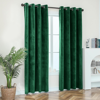 Emerald Green Velvet Curtains