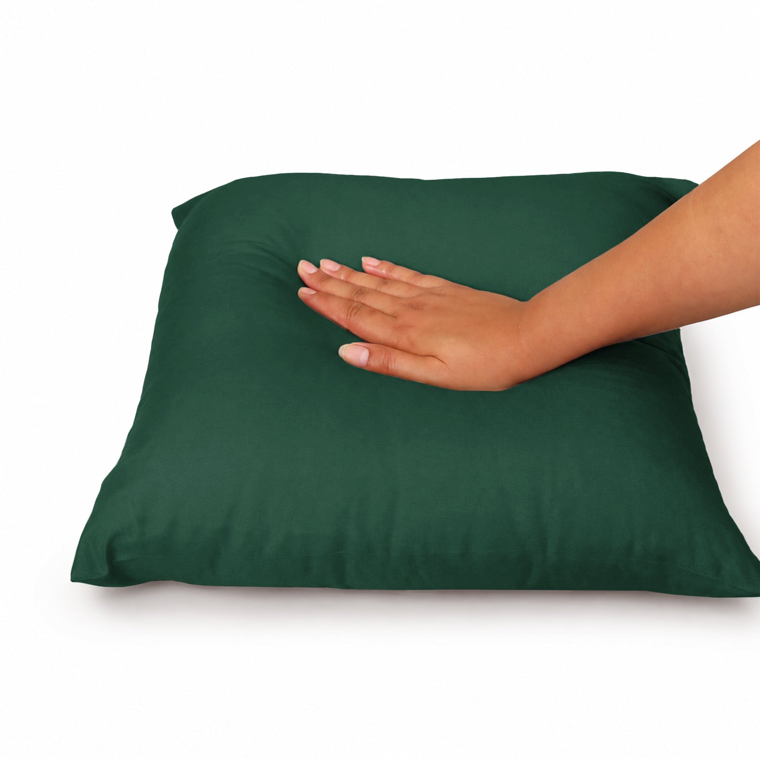 Pair Of Soft Microfibre Plain Cushion Covers for Sofa, Bed & Living Room